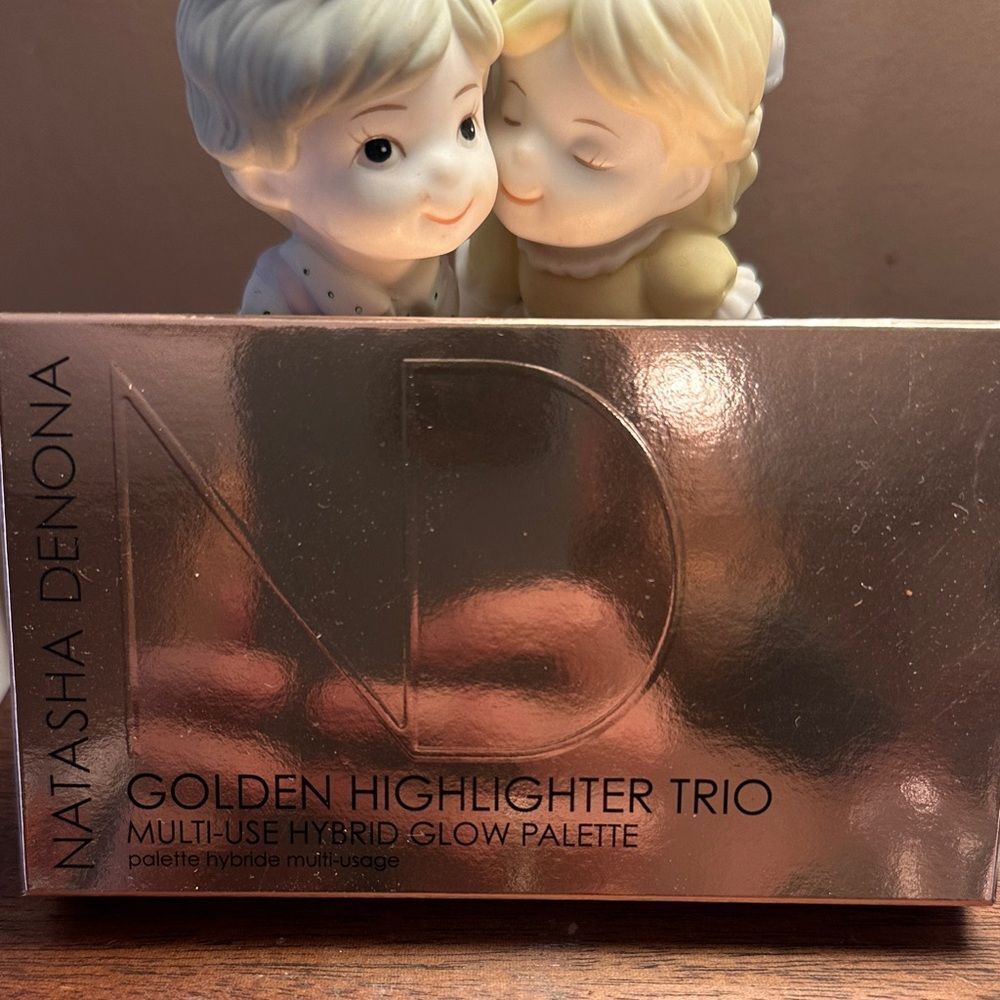 Natasha Denona  Golden Highlighter duo Multi-Use Glow Palette BNIP